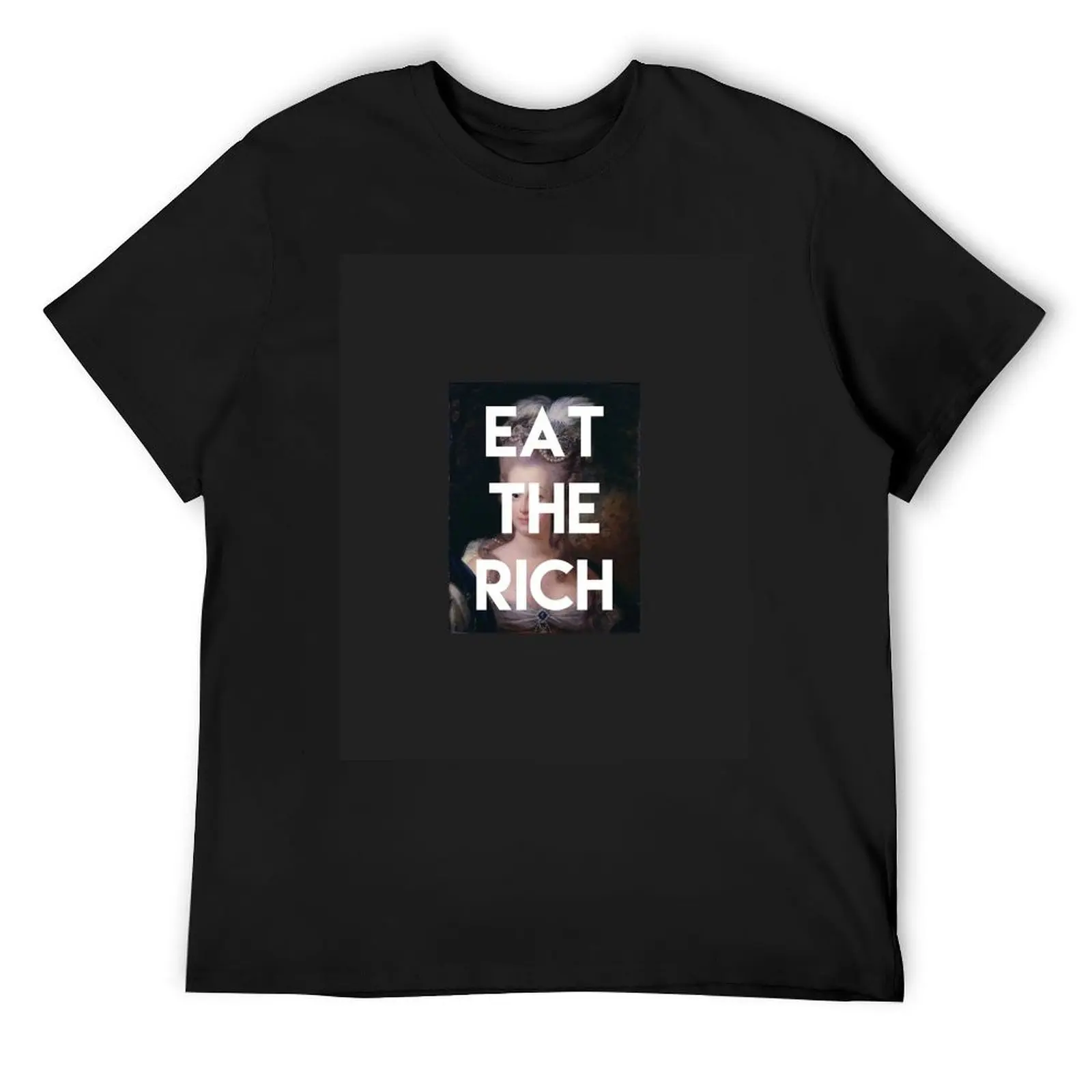 

eat the rich T-Shirt custom t shirt summer clothes sweat aesthetic clothes oversized t shirts for men