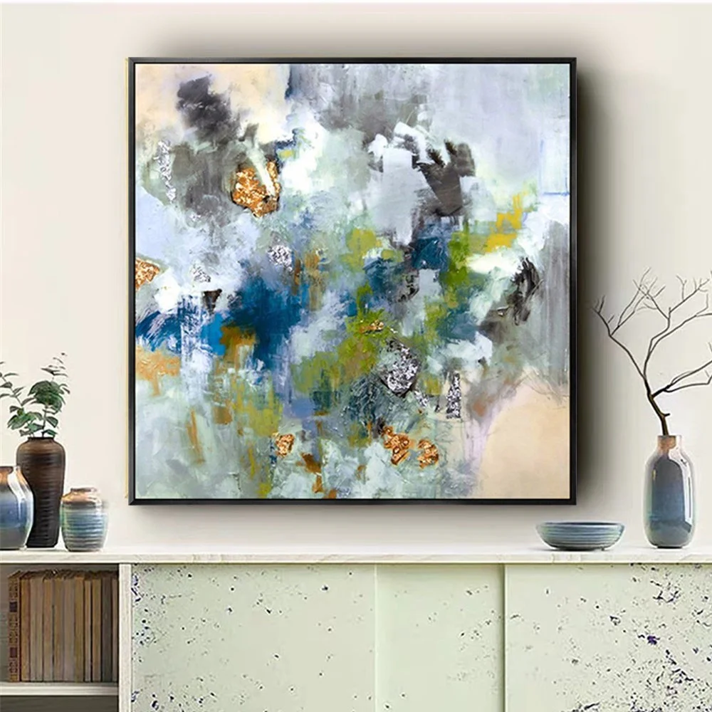 

Abstract Flowers Handmade Oil Paintings Modern Wall Art Landscape Pictures Abstract Oil Painting On Canvas For Home Decor