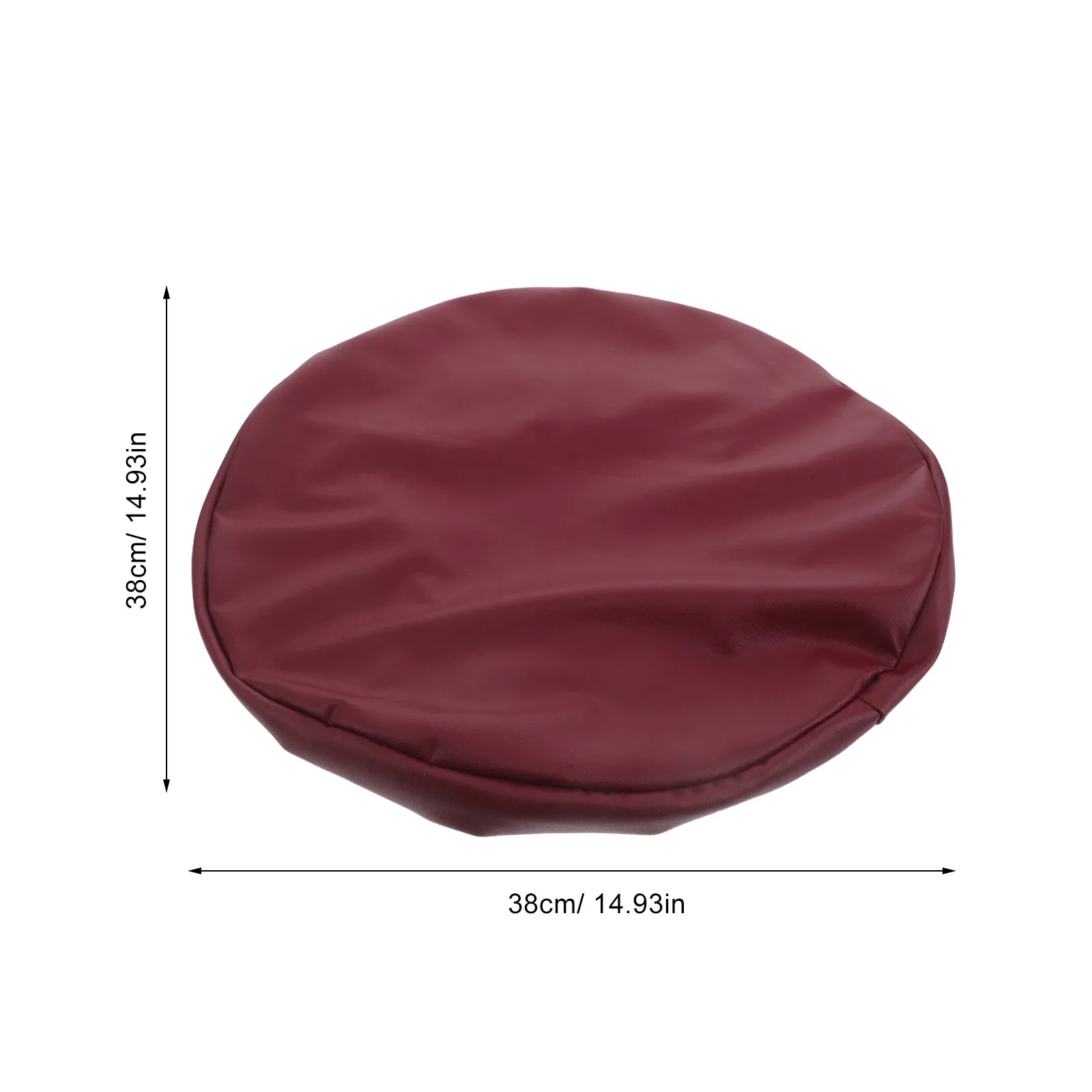 2Pcs Waterproof Round Barstool Seat Covers 12-15 Inch Bar Chair Cushion Cover Outdoor Kitchen Washable Removable Padded Cover view 2