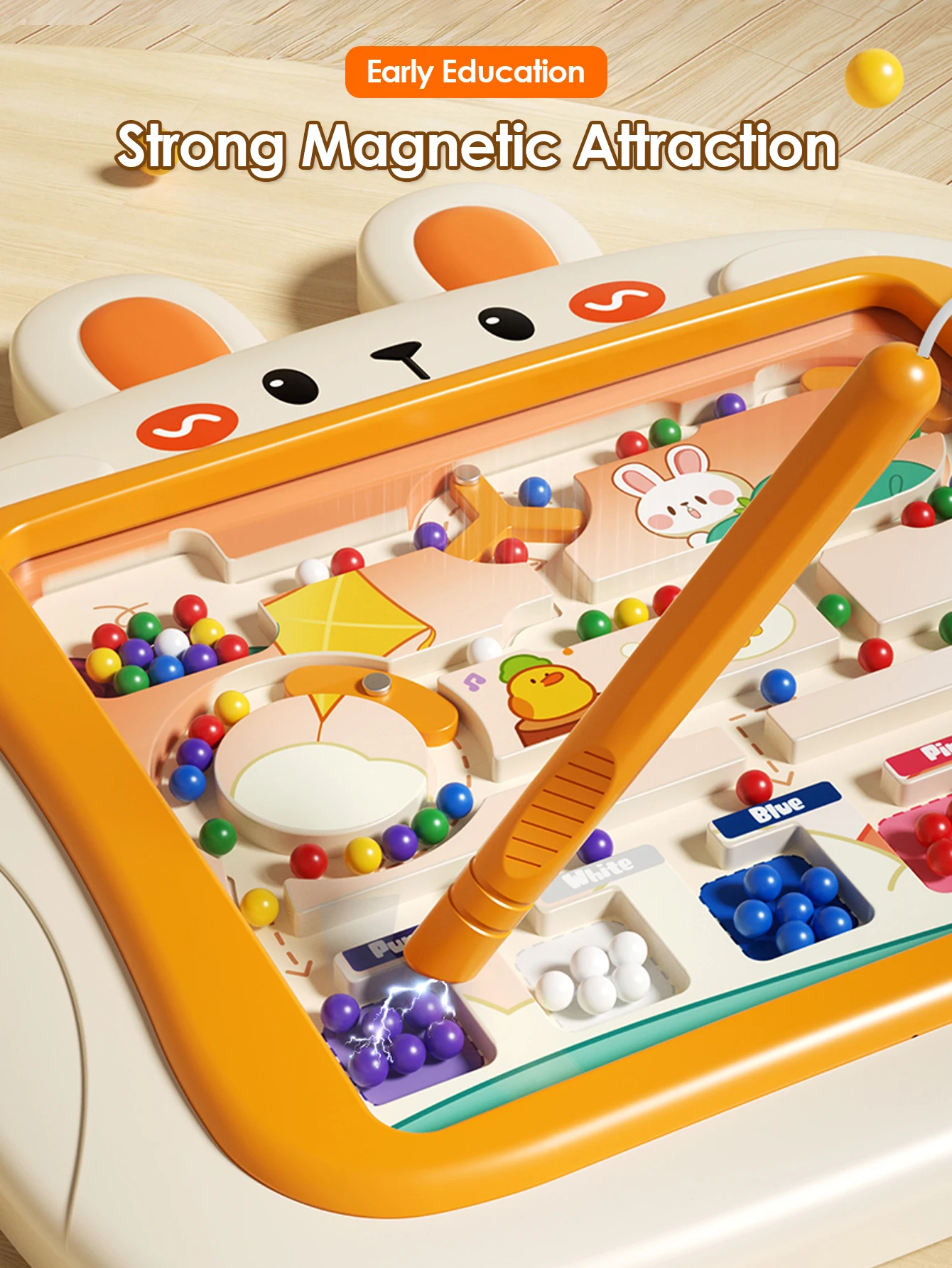 لوحة رسم مغناطيسية للأطفال ، لغز ، لعبة ، لون ، متاهة ، التعرف ، الرقم ، التعرف ، المنطق ، التمرين ، 1 #4