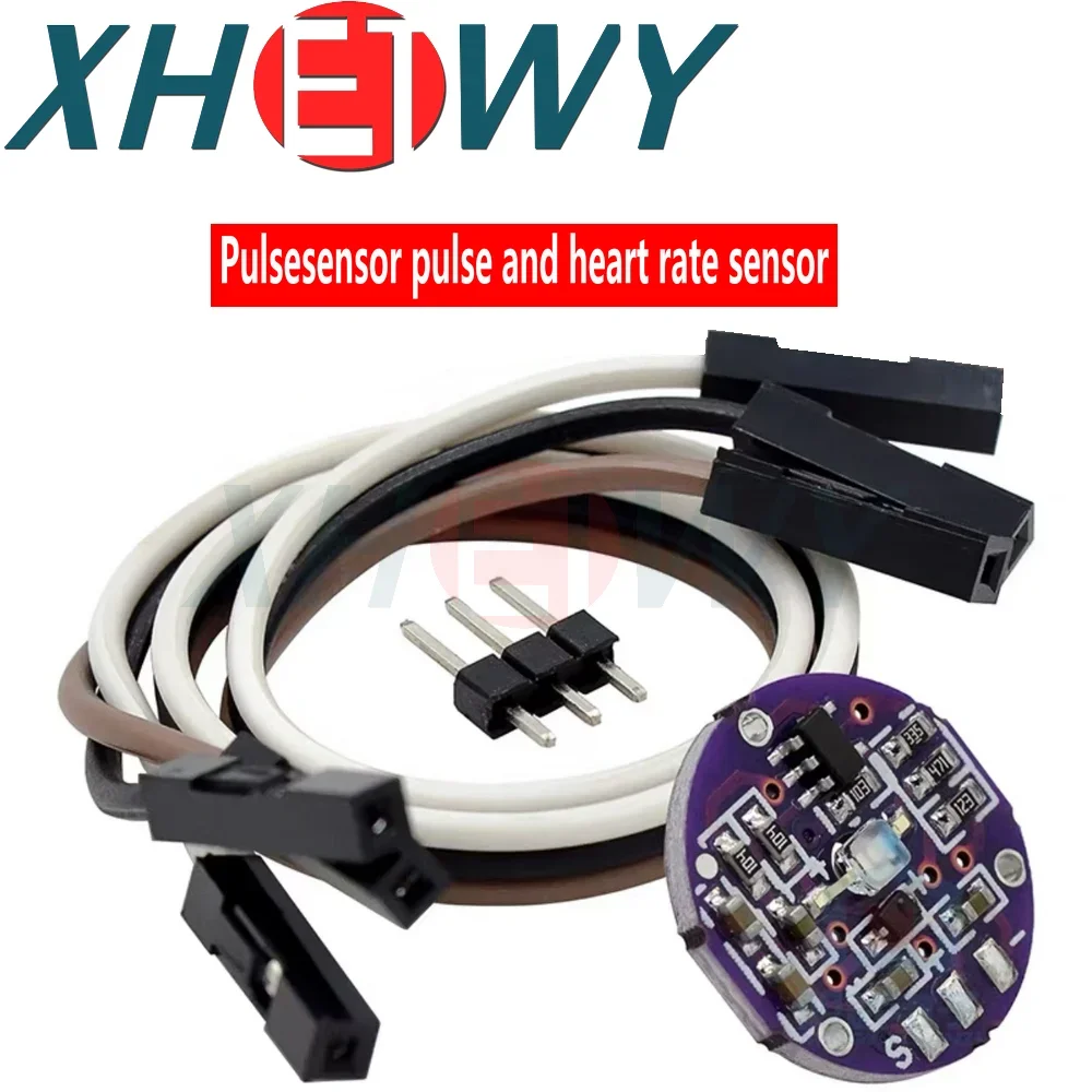 Pulsesensor pulse heart rate sensor for Arduino open source hardware development pulse sensor