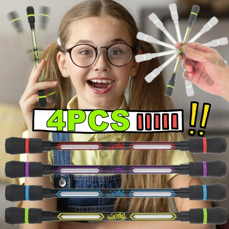 

1 шт.-4 шт., ручка-спиннер для снятия стресса, ручка-спиннер для взрослых и детей, антистрессовая ручка-спиннер, противоскользящая ручная спиннер, игрушка для снятия стресса, шариковая ручка