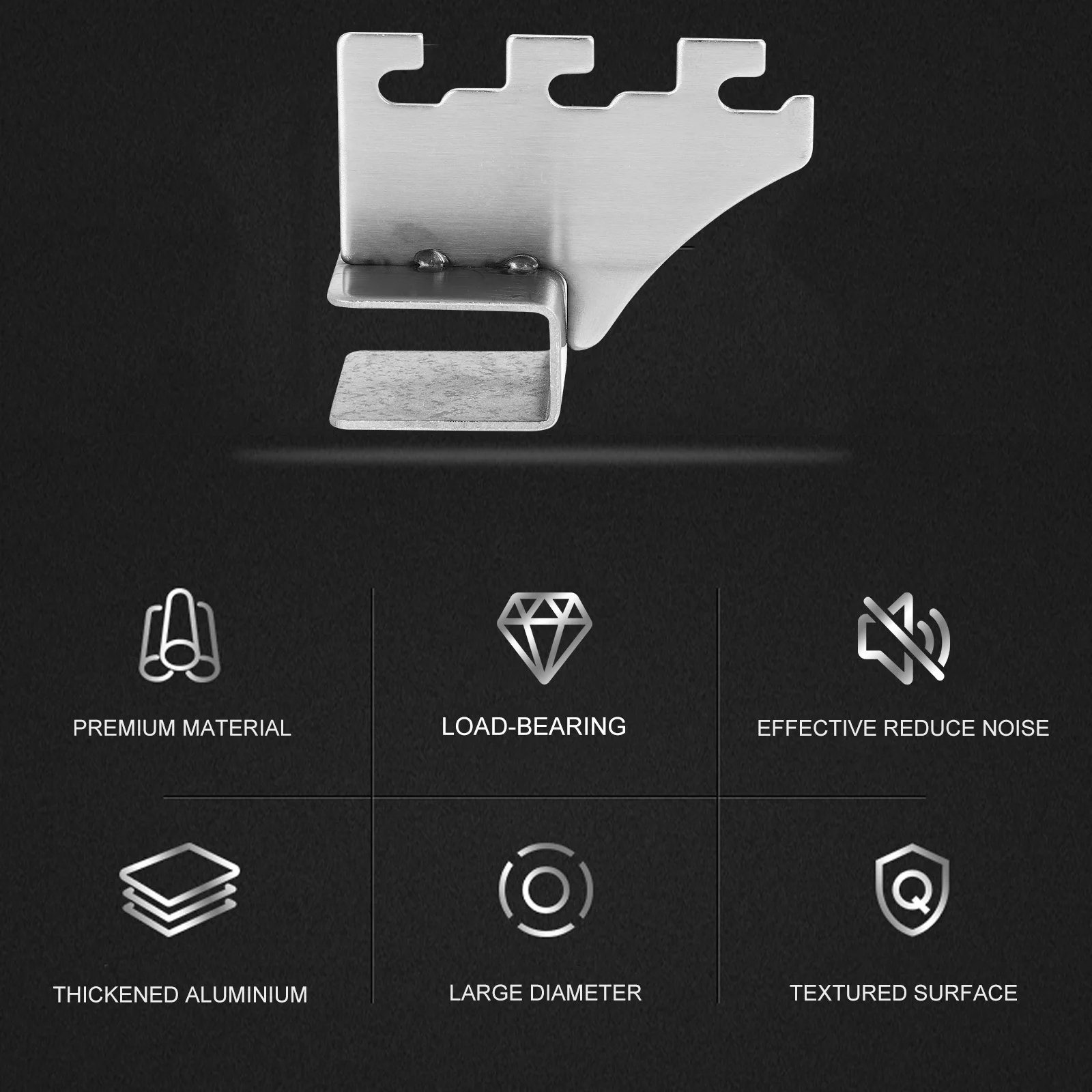 

10pcs Square Tube Medium Support Stainless Steel Shelf Bracket Connector Durable Storage Rack Accessories