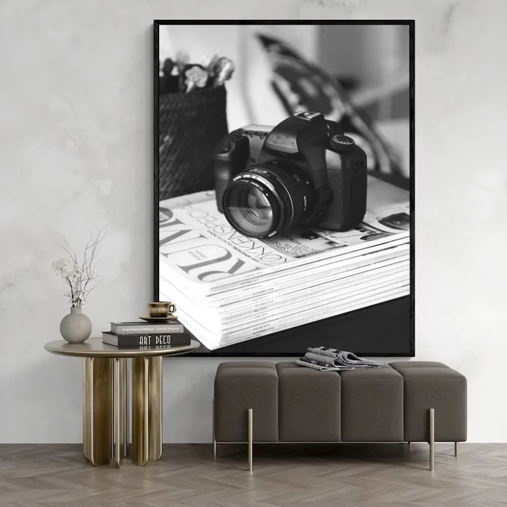 Black And White Vintage Photo Poster Sticky Posters Retro Kraft Paper Sticker DIY Room Bar Cafe Aesthetic Art Wall Painting