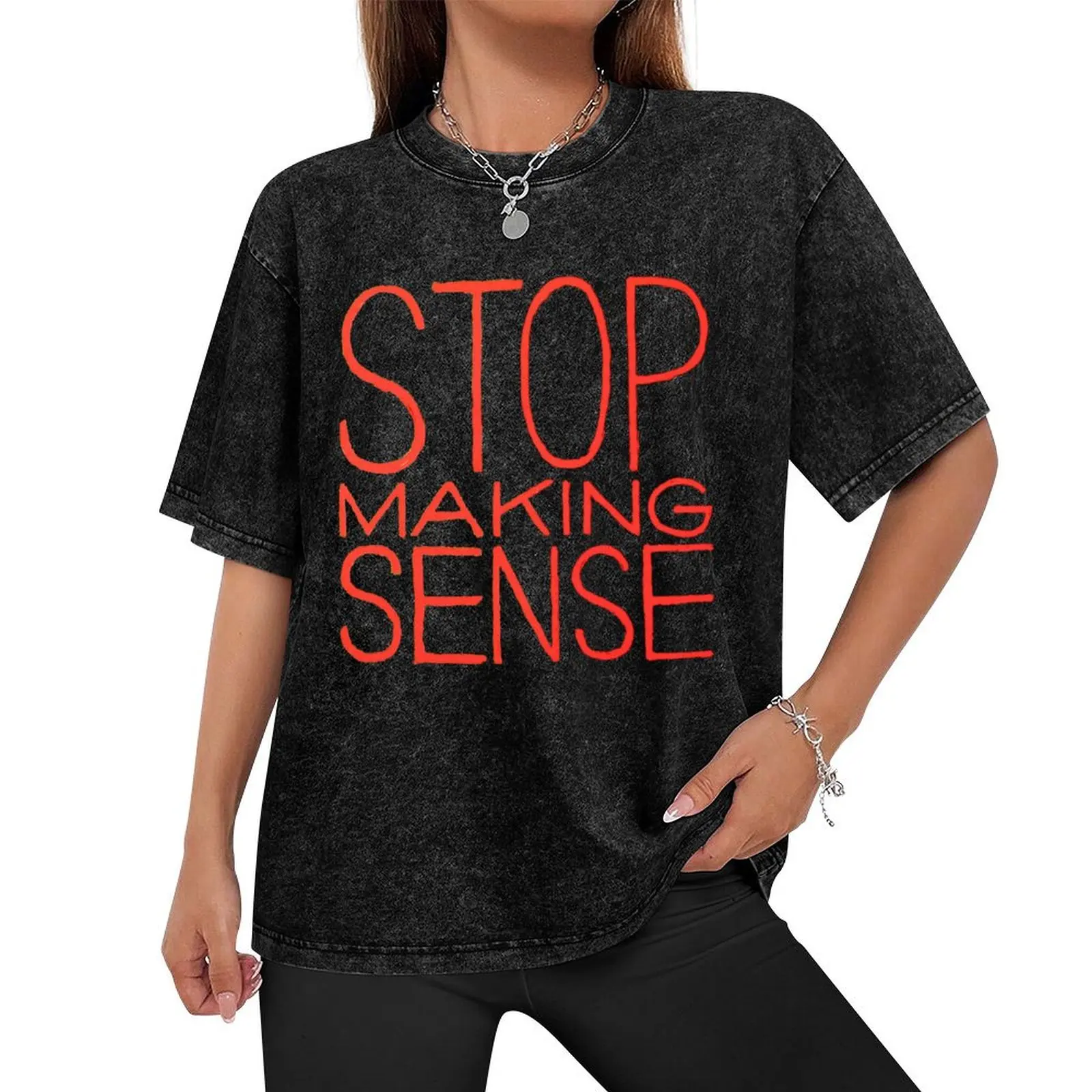 Stop Making Sense T-Shirt shirts graphic tees blanks men clothings