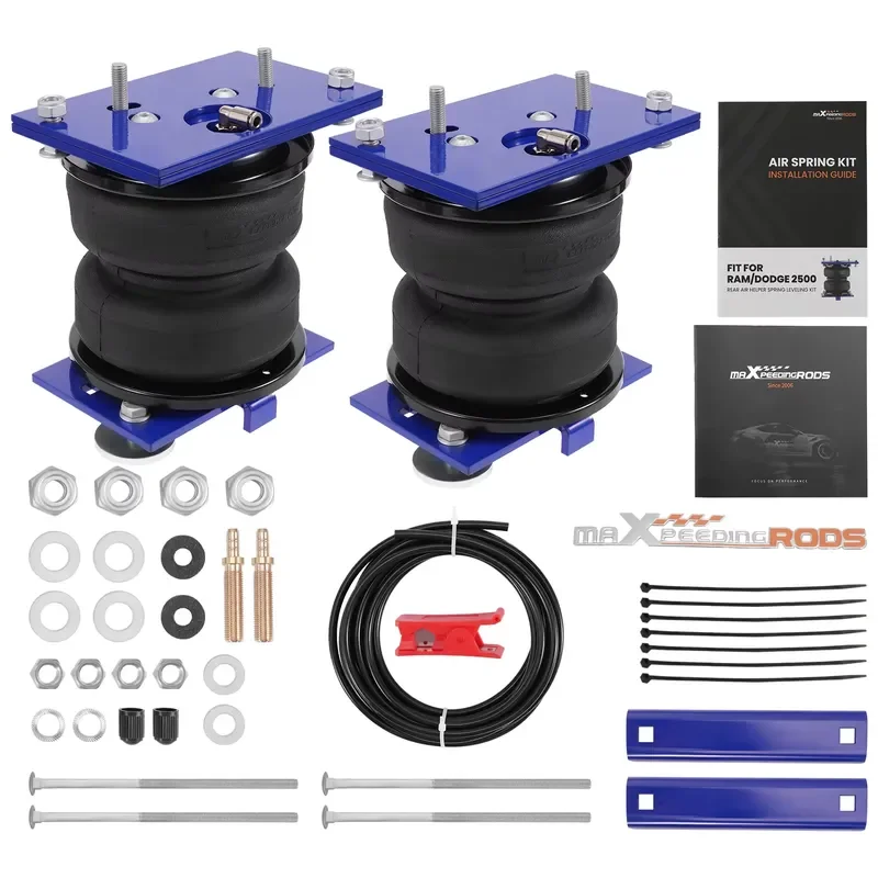 Factory Rear Double Bellow Air Ride Suspension Spring Bag Kit for Dodge Ram 2500 RWD 4WD 2014 - 2026