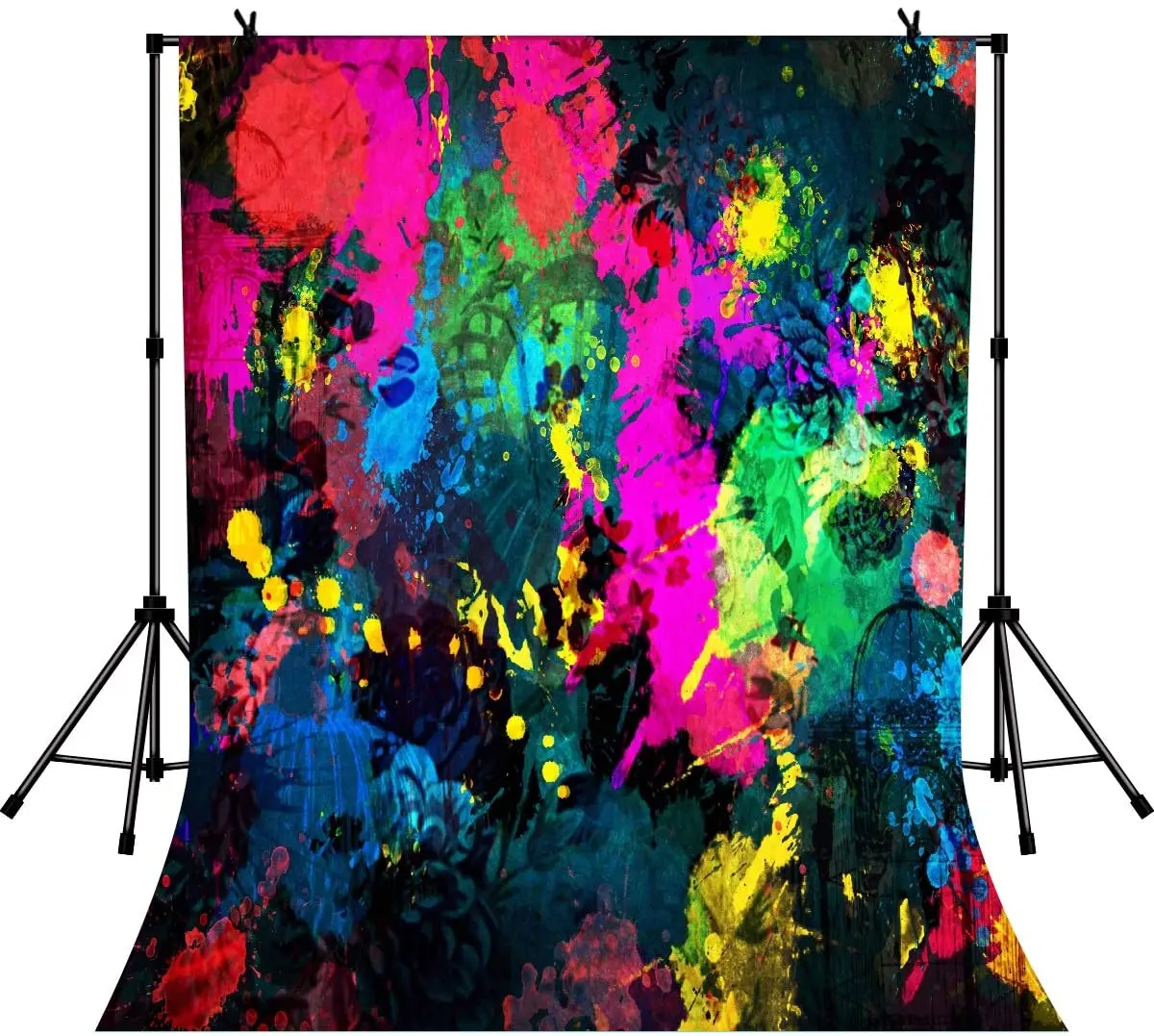 

Graffiti Painting Photography Backdrop Collapsible Abstract Art Studio Background Props