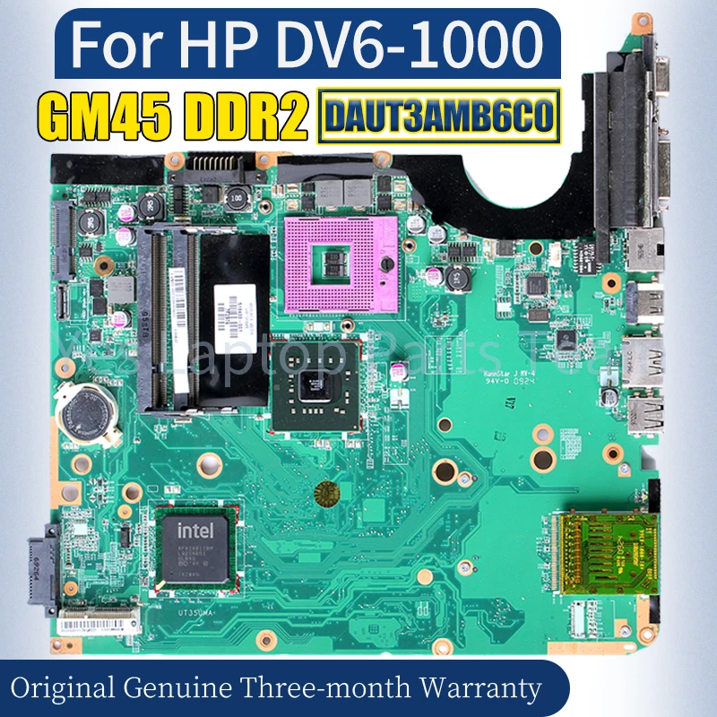 

Материнская плата для ноутбука HP DAUT3AMB6C0 518433-001 GM45 DDR2 100% протестированная материнская плата для ноутбука