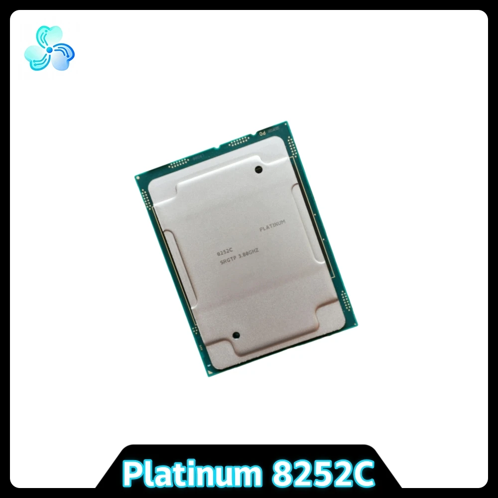 Xeon Platinum 8252C CPU SRGTP 3.80 to 4.50GHz 12-Cores 24-Thread 24.75MB 240W LGA3647 Server CPU Processor PLATINUM8252C