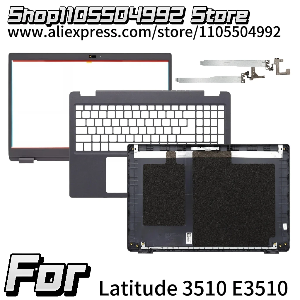 New For Latitude 3510 E3510 0GCK6R 08XVW9 0JYG4Y Laptops LCD Back Front Bezel Palmrest Upper Cover Keyboard Case Black
