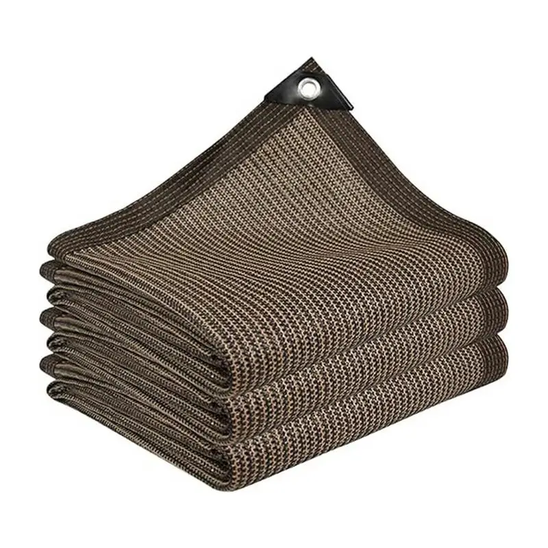 Tear-Resistant Sunblock Cloth For Patio Garden Backyard Pool Outdoor Coffee Sun Shade Net High Density UV Protection Breathable