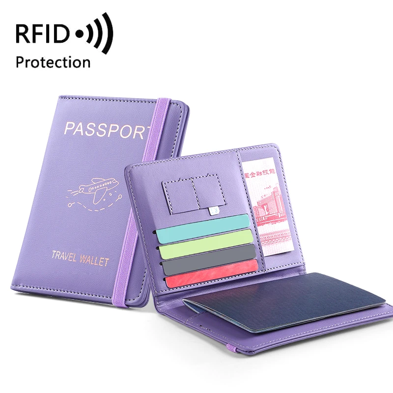 

Waterproof Passport Holder Covers Case Travel PU Leather Credit Card Wallet Cute Passport Book For Women/Men Passport Cover