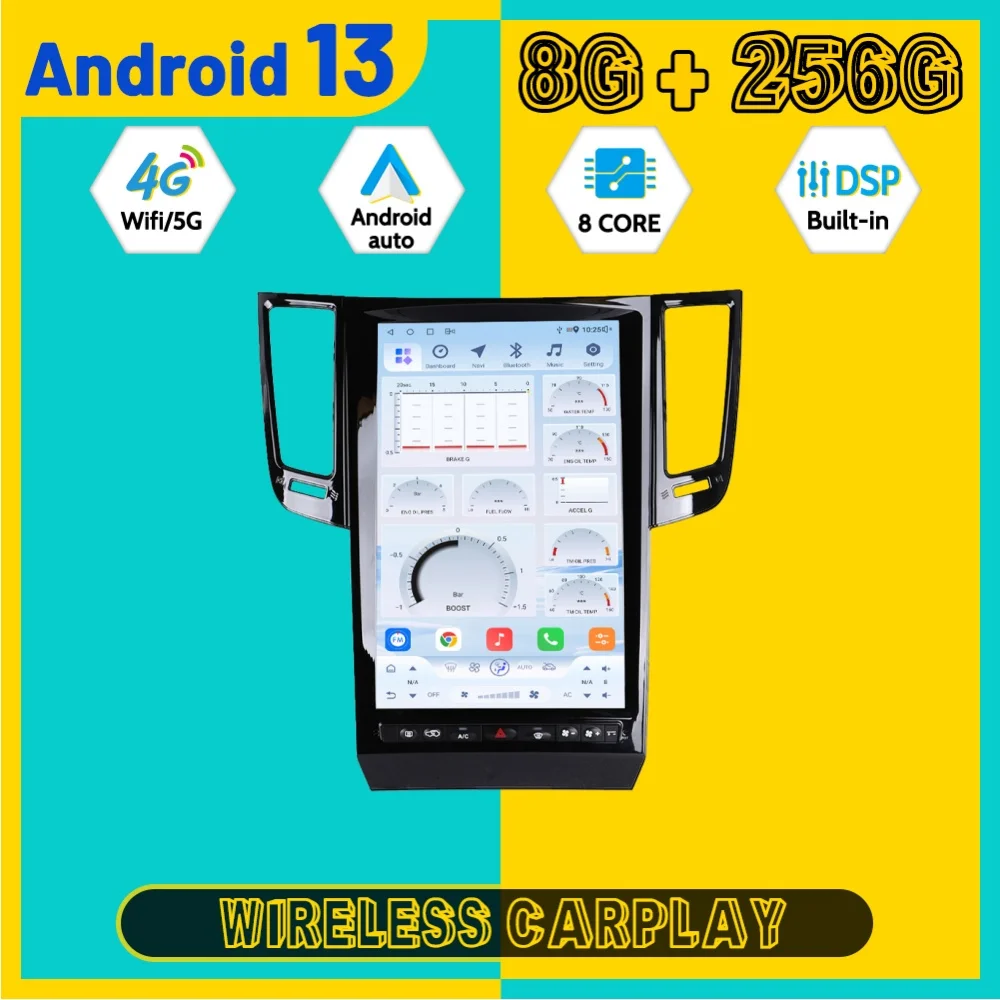 

14,5-дюймовый Qualcomm Android для Infiniti FX35 2007 ~ 2013 автомобильный мультимедийный автомобильный GPS-навигатор автомобильный радиоприемник головное устройство