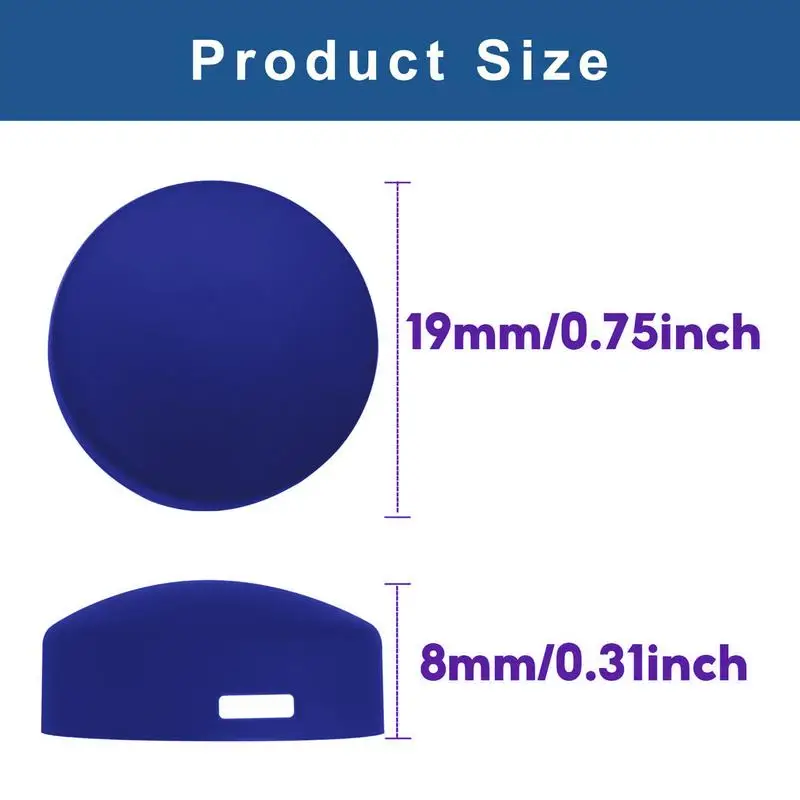 Doorbell Button Repair 4X Soft Doorbell Button Replacement Rustproof Replacement Set With 2 Screws For Video Doorbell