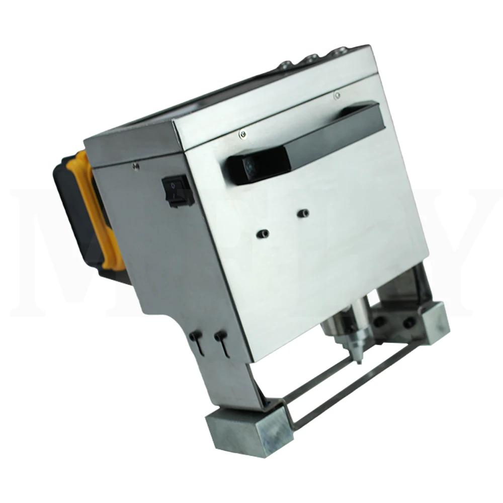 80*30mm Portable Car VIN Number Handheld dot Peen Marking Machine  Metal Nameplate Engraving Battery Operated Marking Machine