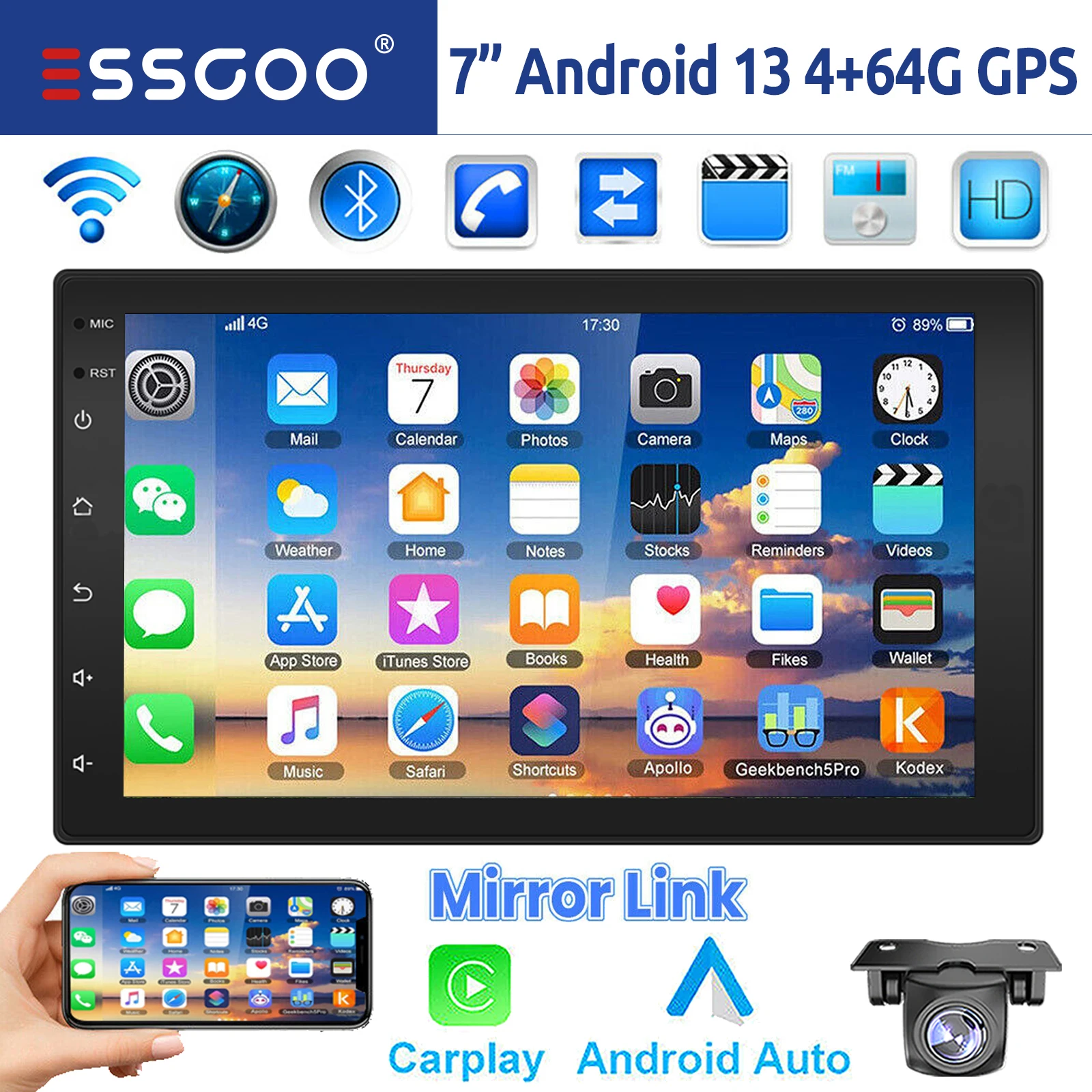 Variant: 7inch Carplay Cam