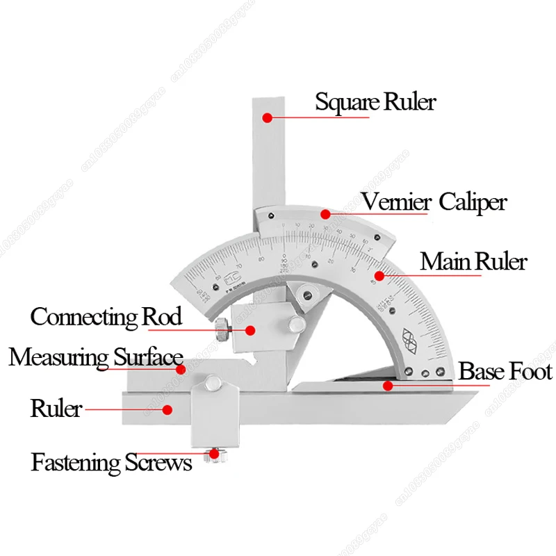 Universal Angle Ruler Multifunctional Ruler Square Measuring Instruments Angle Meter Woodworking Tools Angle Finder Protractor