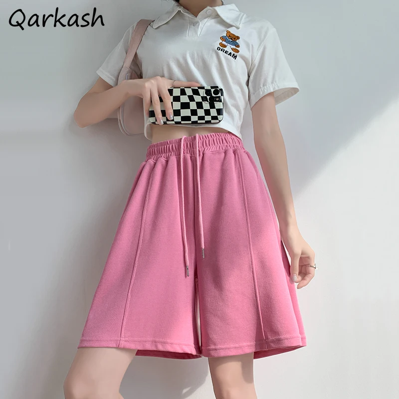 

Sporty 5 Colors Shorts Women High Waist Summer Baggy Tender Casual Females Students Prevalent New Arrival Korean Version Chic