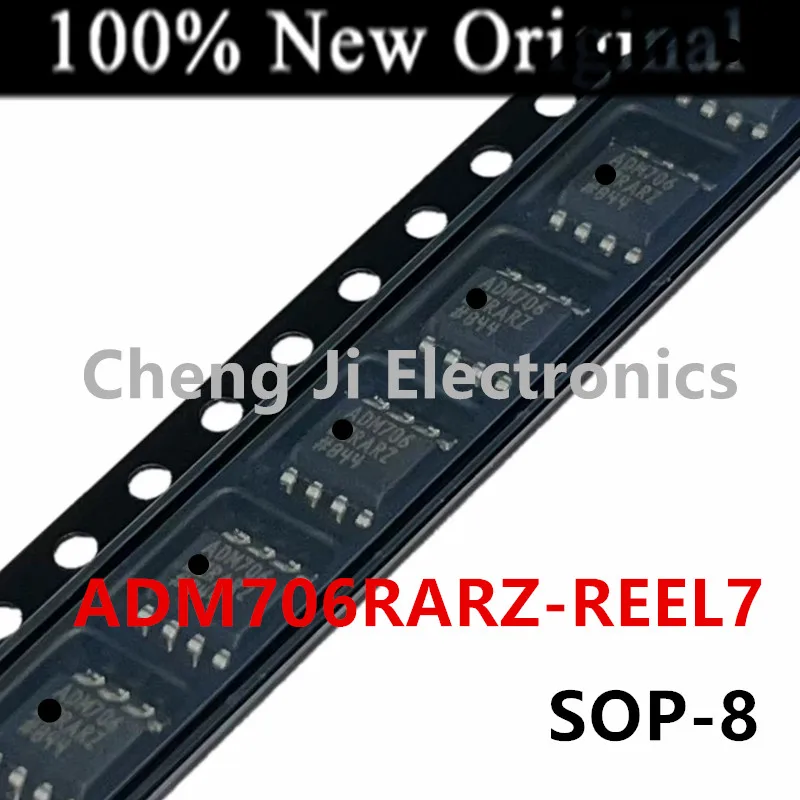 Chip original do monitor de tensão, novo, ADM706RARZ, ADM706RARZ-REEL7, ADM706, SOIC-8, ADM706SARZ-REEL, ADM706TARZ-REEL, 10pcs por lote