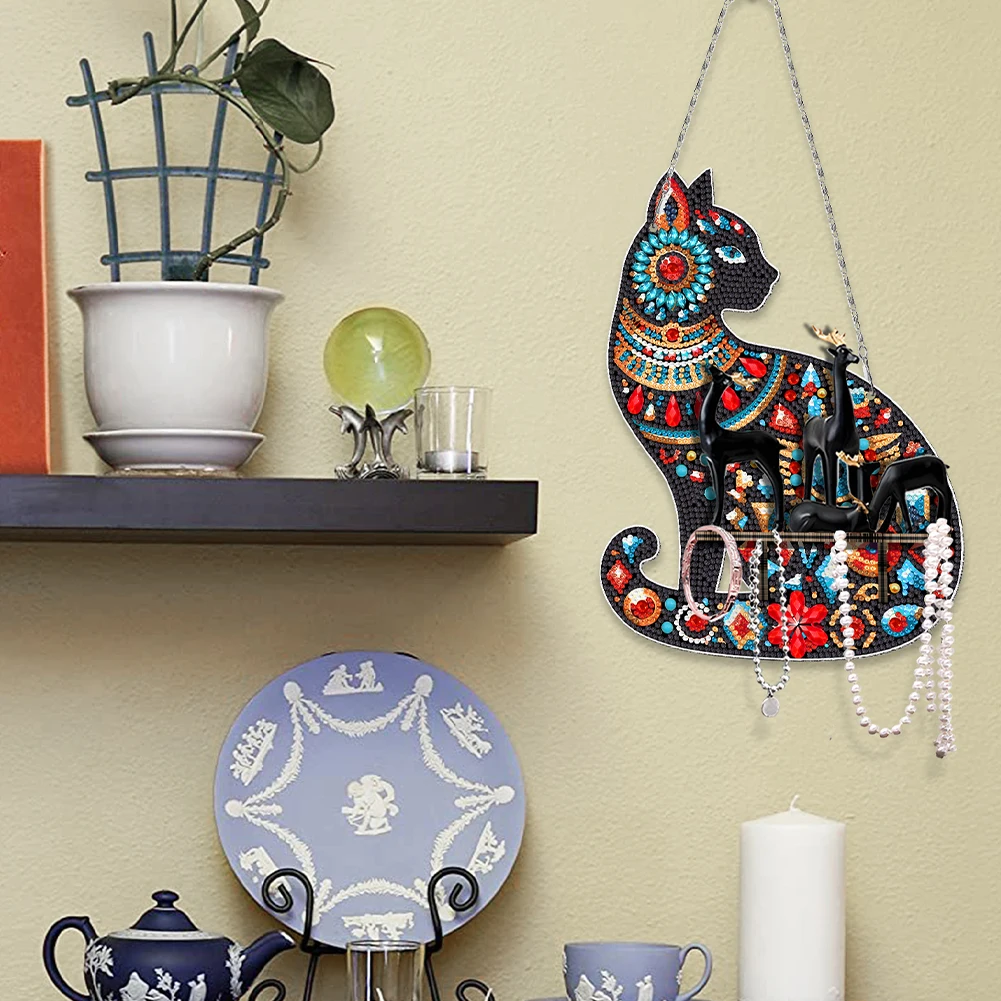 نجمة القمر 5D DIY الماس اللوحة النقاط قلادة مع الرف DIY الماس الفن قلادة كيت الماس اللوحة الحلي لنافذة الجدار #3