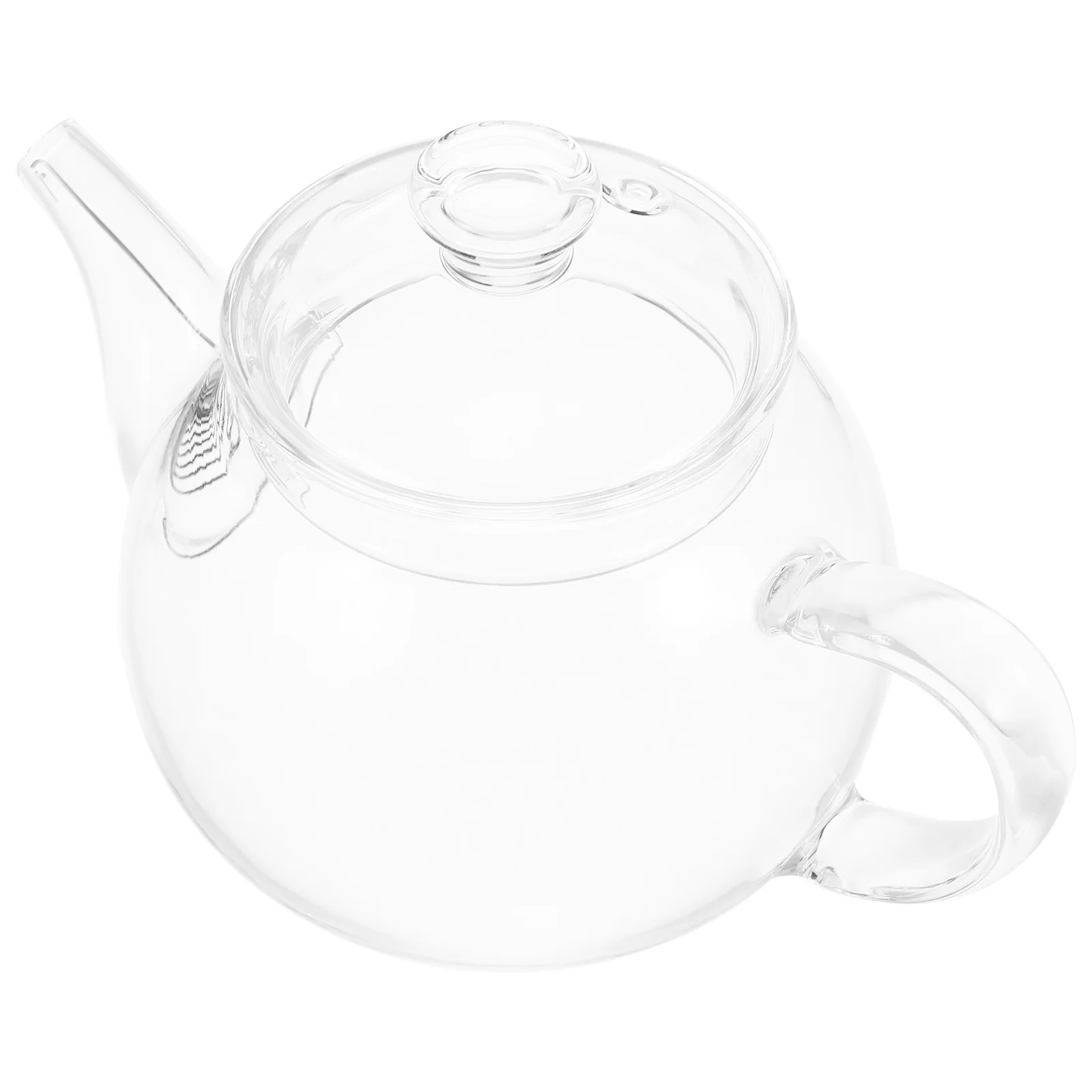 

Borosilicate Glass Teapot with Built-in Filter Heat Resistant Thickened Transparent Design for Loose Leaf Tea Kungfu Brewing