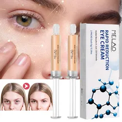 MELAO Rapid Reduction Eye Cream Rapidly Reducing Bagginess Puffiness Dark Circles and Wrinkles 60 Second Wrinkle Reducer