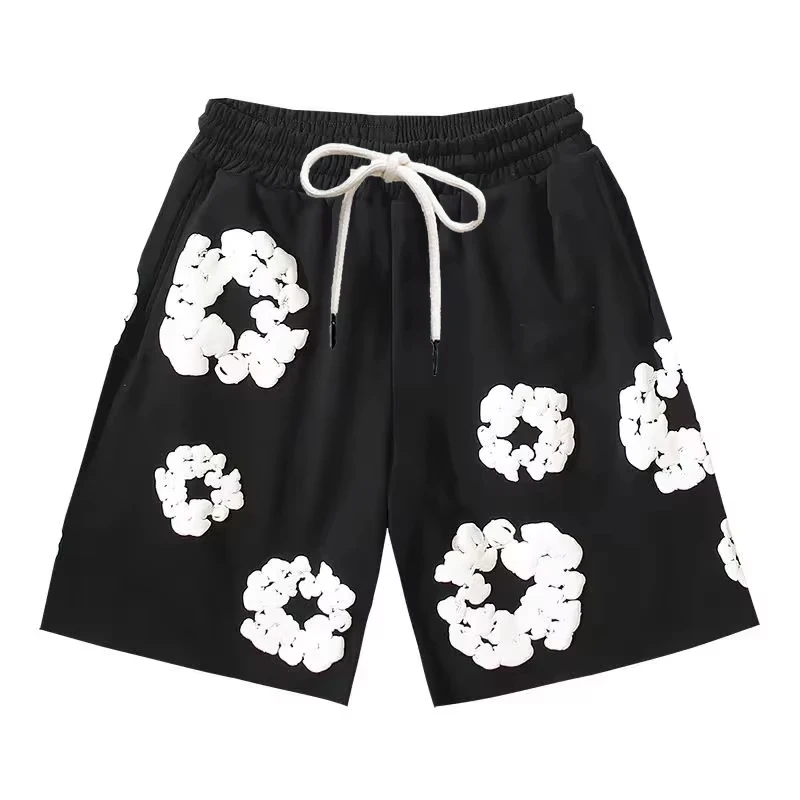 

2025 Fashion Brand Men Shorts Sports Casual Stone New Logo Print Retro Trendy Shorts Quick Drying breathable Summer Shorts Pants