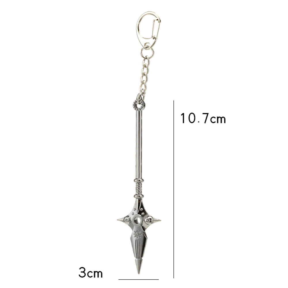 Anime the Seven Deadly Sins Escanor Rhitta Keychain Nanatsu 