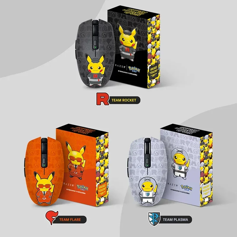 Razer Pokemon Pikachu Limited Edition Orochi V2 Mobile Wireless Gaming Mouse 2 Wireless Modes Up To 950 Hours of Battery Life