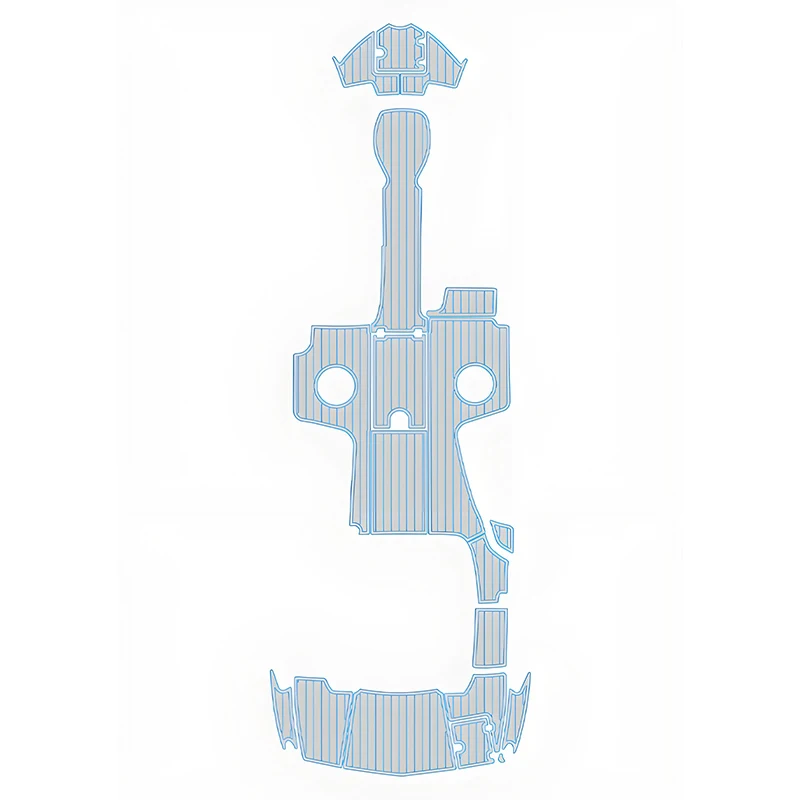 

Напольный коврик из пены EVA из искусственного тикового дерева для 2013-2014 гг. Chaparral 244 Xtreme Cockpit Pads 6 мм EVA Faux Teak Deck floor