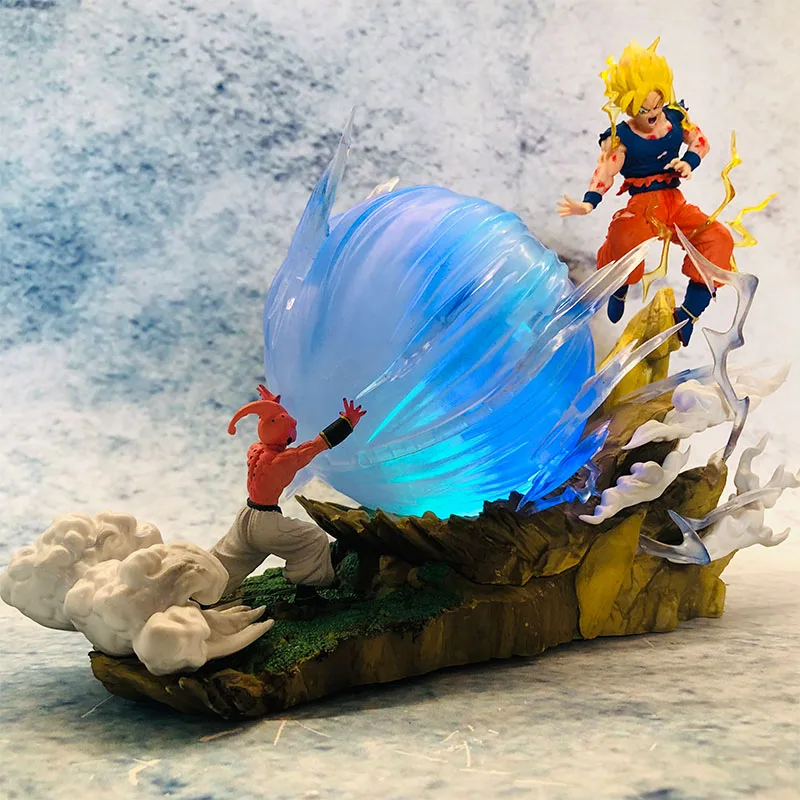 Anime Drachen ball z Majin Buu vs Sohn Goku Piccolo Figur gk Statue PVC Action figuren Sammlung Modell Spielzeug für Kinder Geschenke