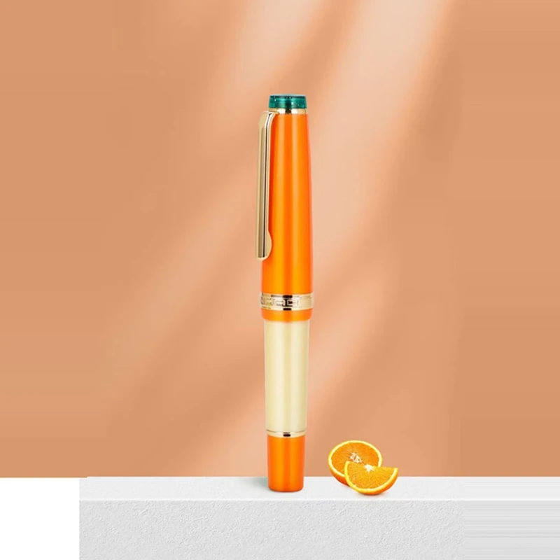 96BA Nachfüllbarer Füllfederhalter mit Twist-Action-Tintenkonverter, F-0,5-mm-Feder und kompaktem Kunstharz-Füllfederhalter für – Detail 1