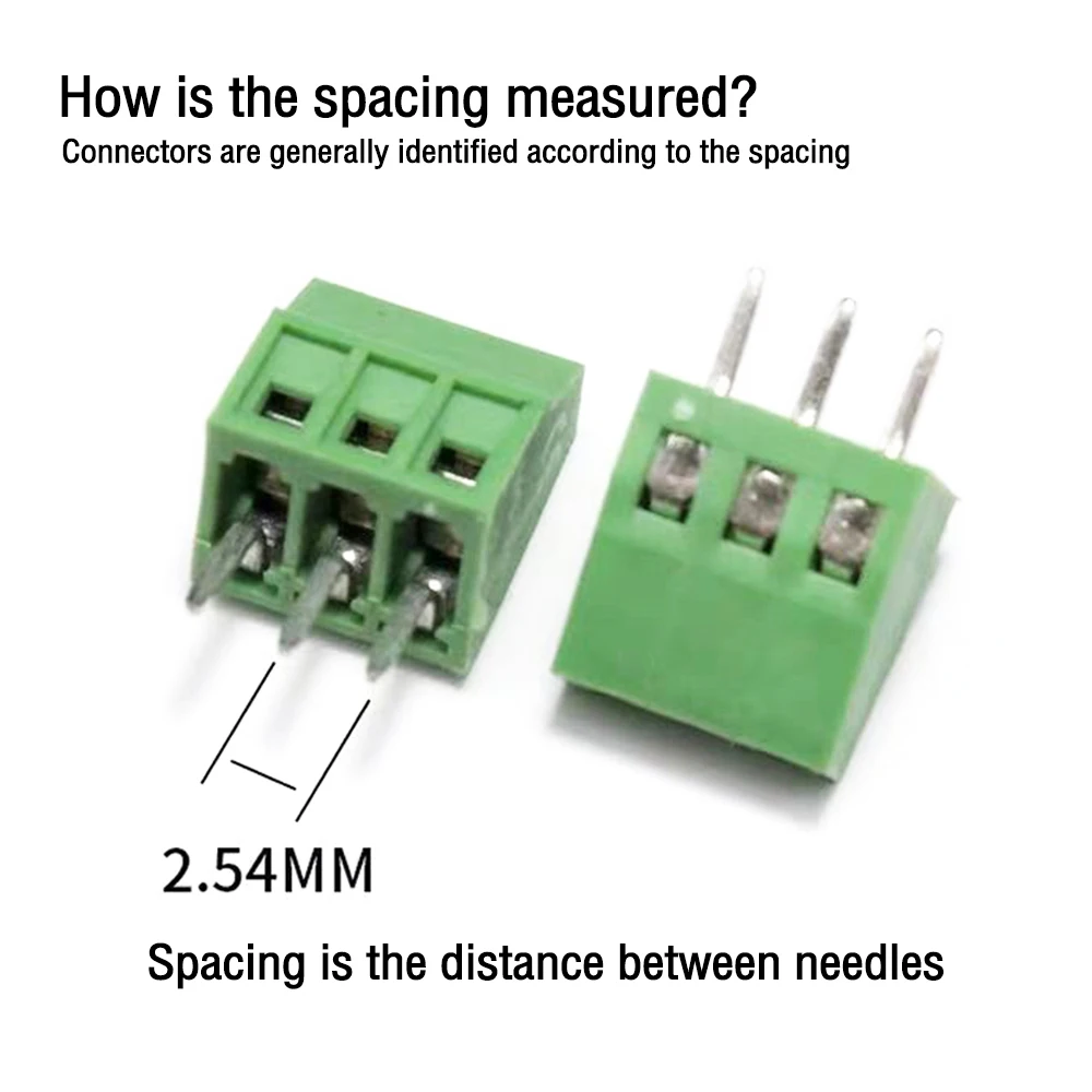 10pcs KF128 2.54mm PCB Mini Screw Terminal Blocks Connector for Wires KF128-2.54 2P 3P 4P 5P 6P 7P 8P Terminal