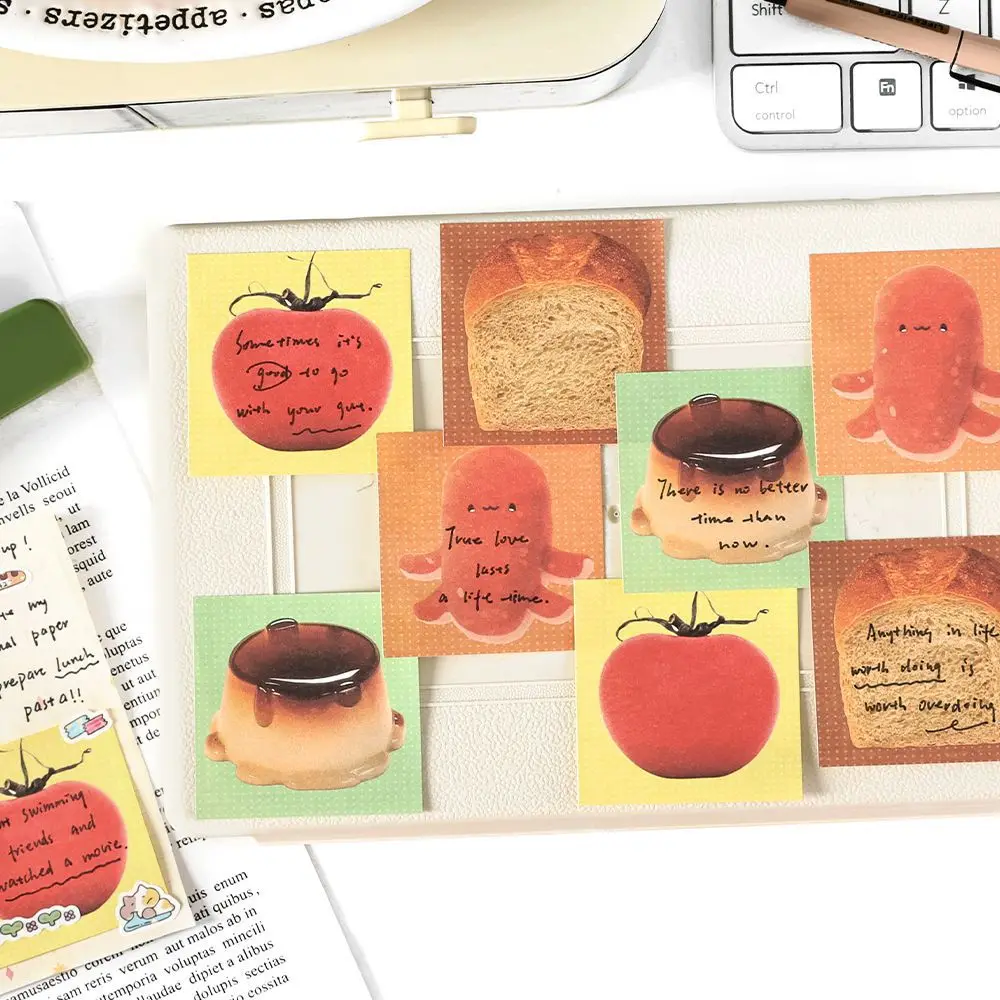 Dessert themed Sticky notes Student office notes Note pad