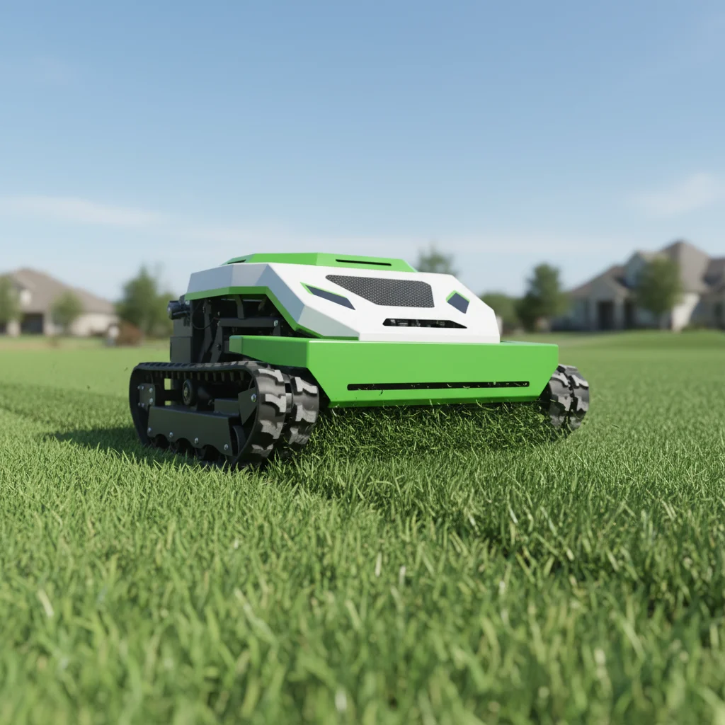 Charging Remote Control Lawn Mower Multifunctional Snow Sweeper Snow Pusher Bulldozer for Garden