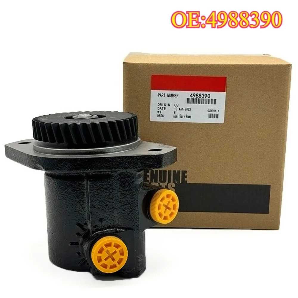 

High quality New For 4988390 Genuine 4BT Engine Parts Pump Power Steering Pump