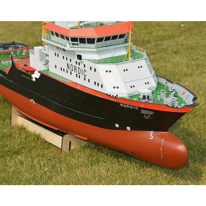 104cm RC救助タグボート 1/75 RCボートシミュレーションモデル デュアルモーター横推進システム搭載 ラジコンボートモデル おもちゃ