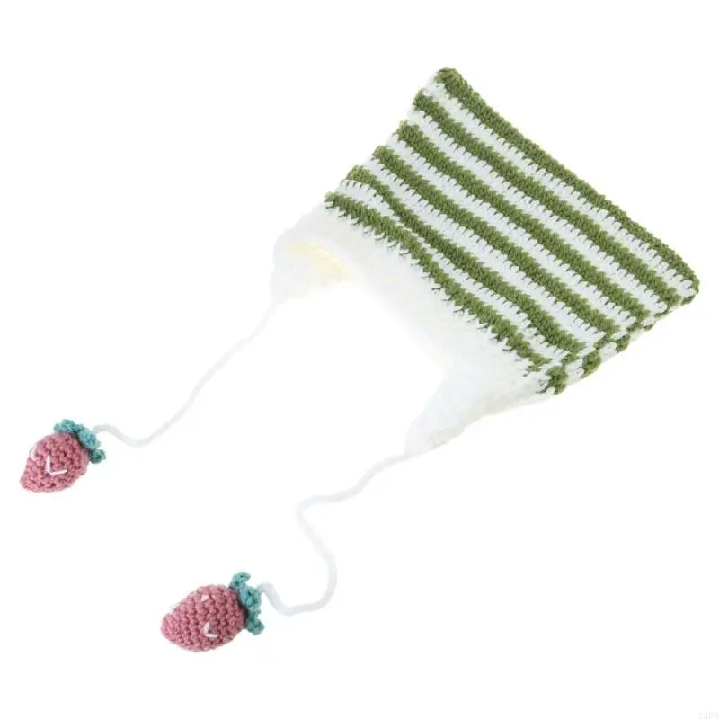 Joli chapeau d'oreille chat pour filles, cadeau pour ami, chapeau tricoté en Crochet doux