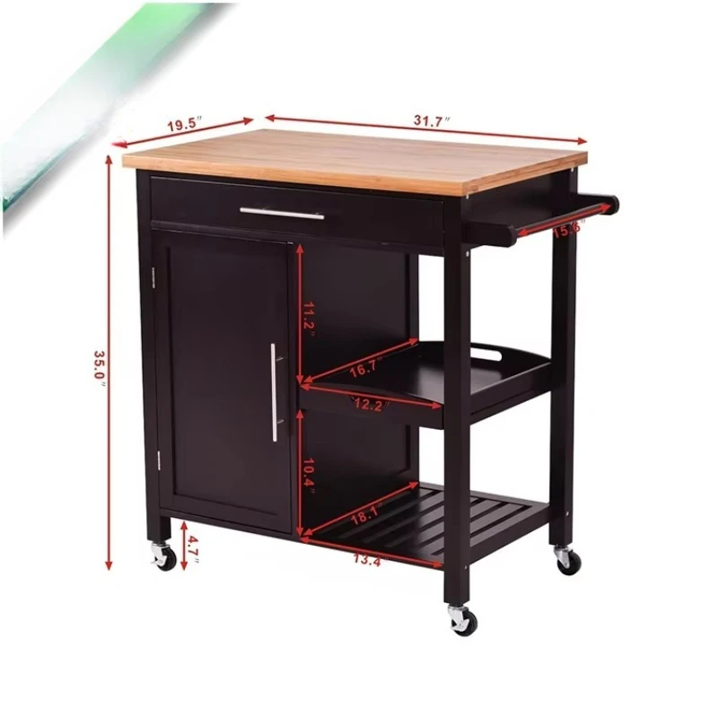 3 floors 2 drawers kitchen vegetable storage island trolley kitchen furniture home dining room use other kitchen furniture