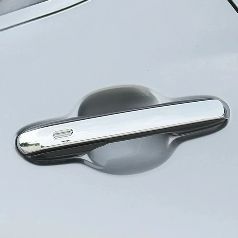 for Lexus RX 350 ALH10 450h+ 2023~2025 2024 Chrome Carbon Fiber Door Handle Key Decoration Cover Trim Sticker Cap Accessories