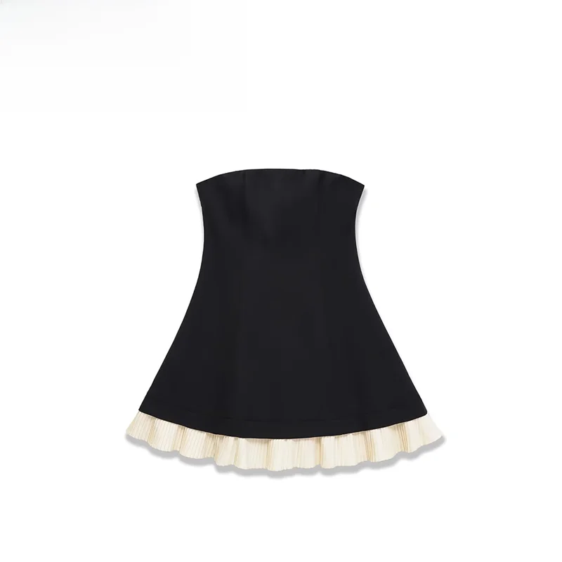 

Casual Ele Versatile ZR Women's Dr Autumn New Sle Simple Faionable Straight Tube Skirt Polyester Fiber No Brand