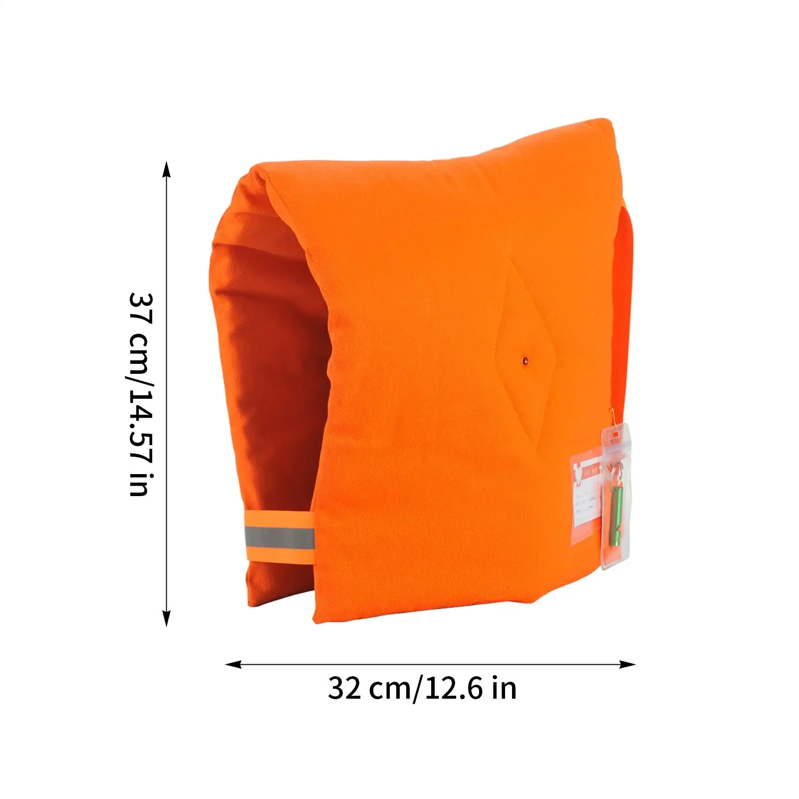 غطاء محرك السيارة الدافئ المقاوم للحريق مع شرائط عاكسة للوقاية من الكوارث في حالات الطوارئ، معدات النجاة للتخييم في الشتاء في الهواء الطلق والسفر #6