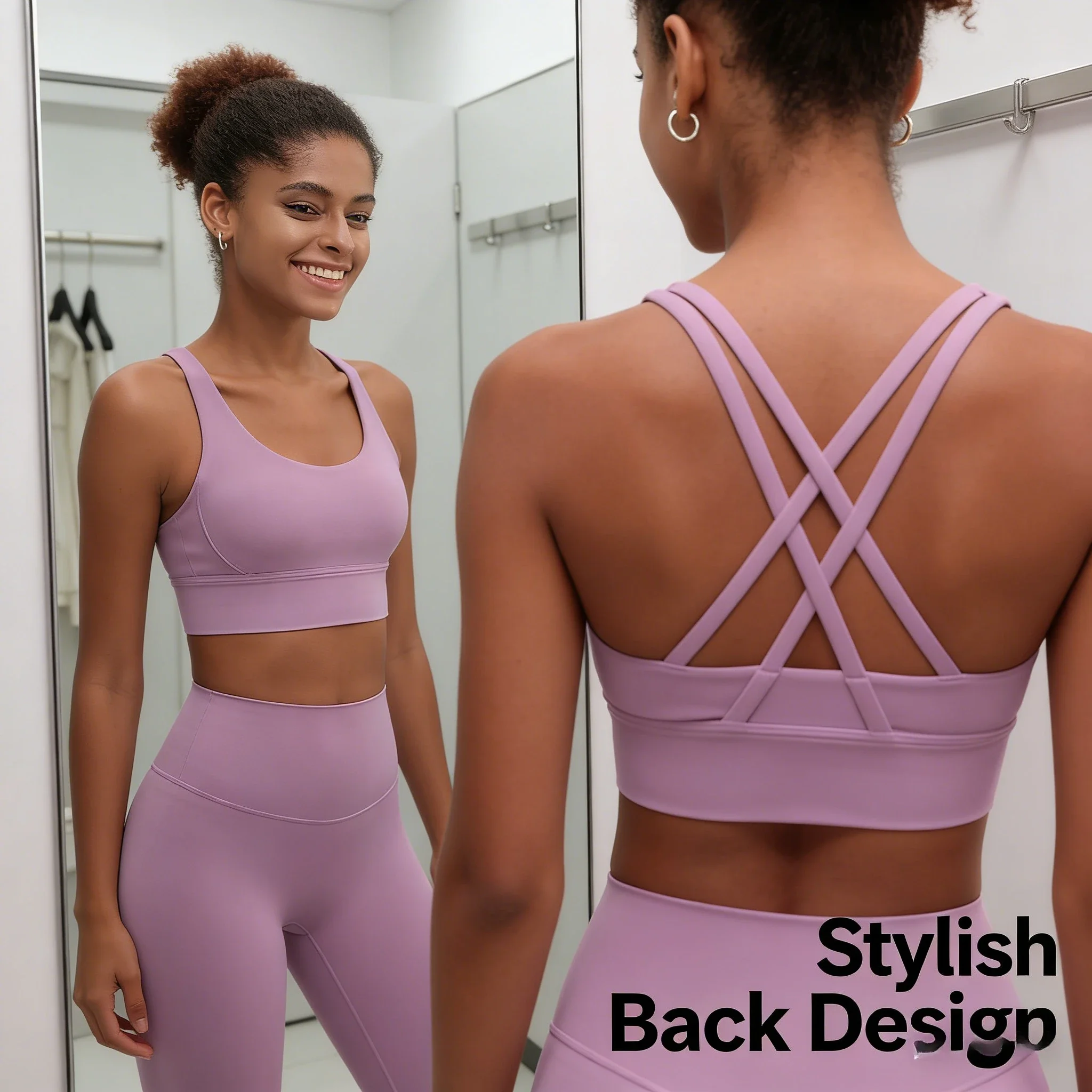 

Женский спортивный топ с перекрестной спинкой для йоги, фитнеса и тренировок, с эффектом пуш-ап и защитой от ударов