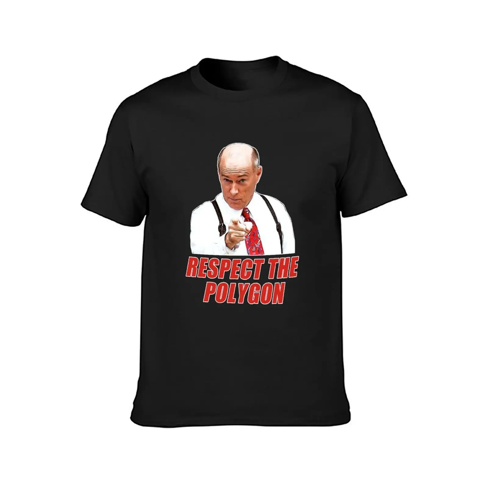 Respect the Polygon James Spann T-Shirt animal prinfor boys kawaii clothes oversized t shirts for men