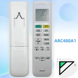 Replacement Remote Control ARC480A1 For Daikin Air Conditioner, Compatible with ARC480A2, ARC480A3, ARC480A6, ARC480A8,ARC480A55