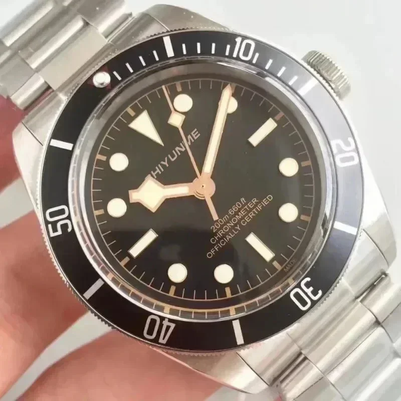 A333 Store Black Bay Qualityapphire Crystal Automatic Mechanical Men's Watch ستانلس ستيل للرجال