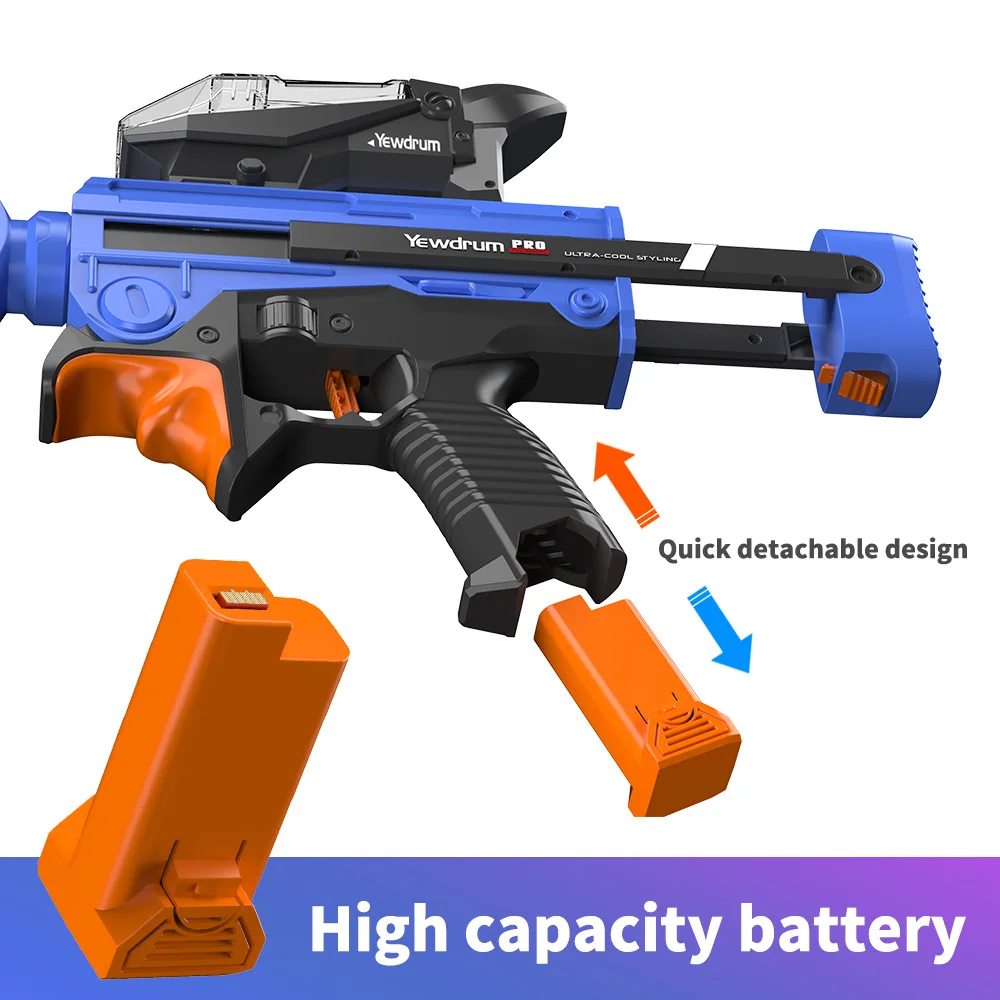 Uzi-子供用電動ウォータージェルボールトイガン、高速、ハイドロゲルマシン、エアソフトエアガン、武器アーム、男の子と男性用の屋外おもちゃ