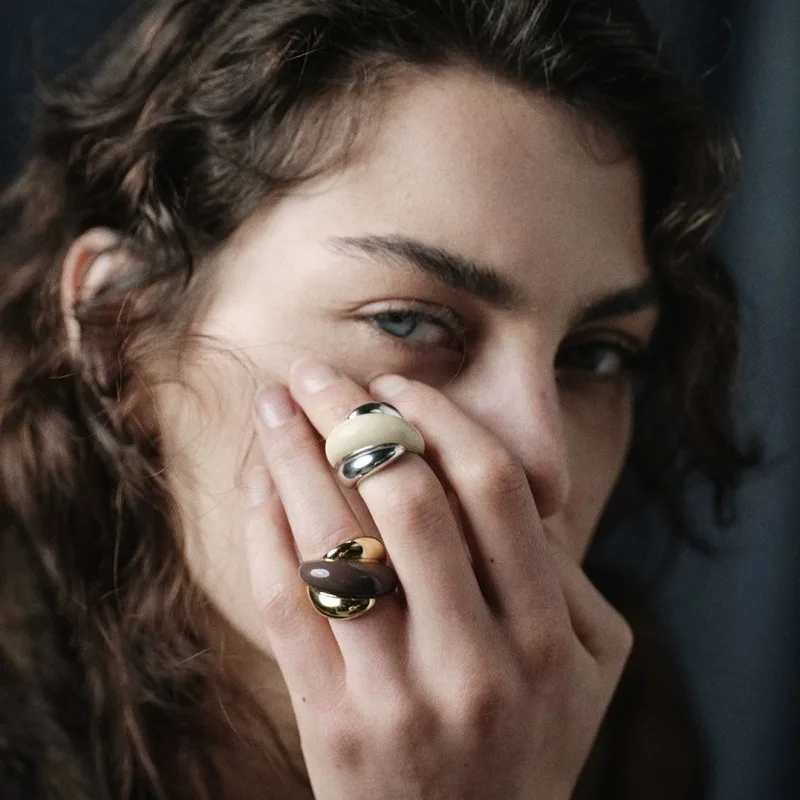 

[Miss Jenny] Vintage-Inspired Design, Open-End Index Finger Ring, Exclusive & Individualistic Finger Ring M143