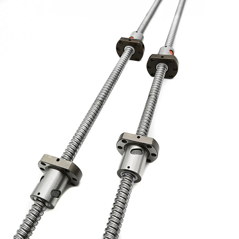 12mm Diameter Bi-directional Rolled Thread Ball Lead Screw SFU1204 1204 Left and Right Hand Threaded Rod 600mm Length