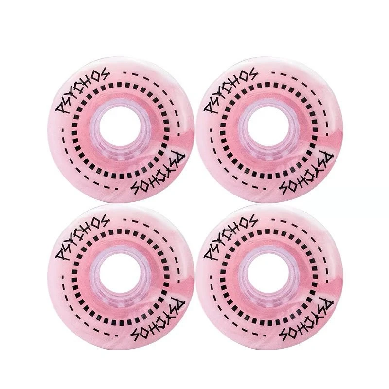 

Soft Shock Absorbing Street Cruiser Skate Wheels All Terrain Pro Skate Wheel For Double Kick Longboard Fish Skateboard Replaceme